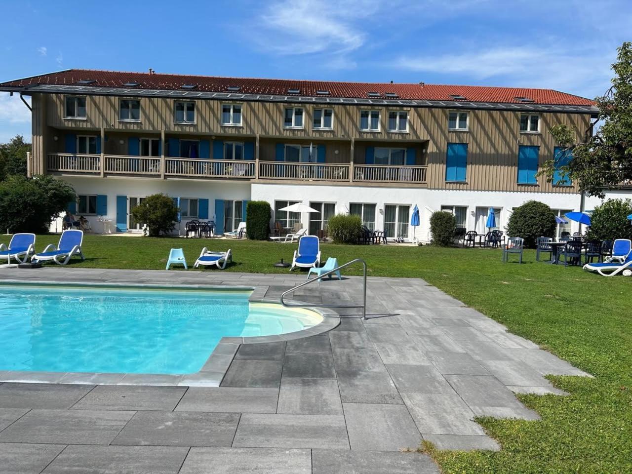 Apartamento Gabi Mit Pool Und Sauna Übersee Exterior foto