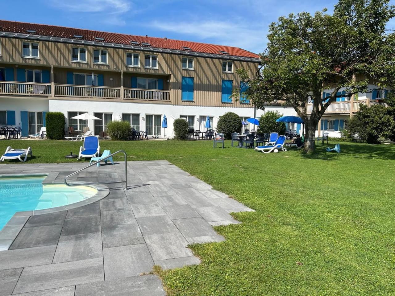 Apartamento Gabi Mit Pool Und Sauna Übersee Exterior foto